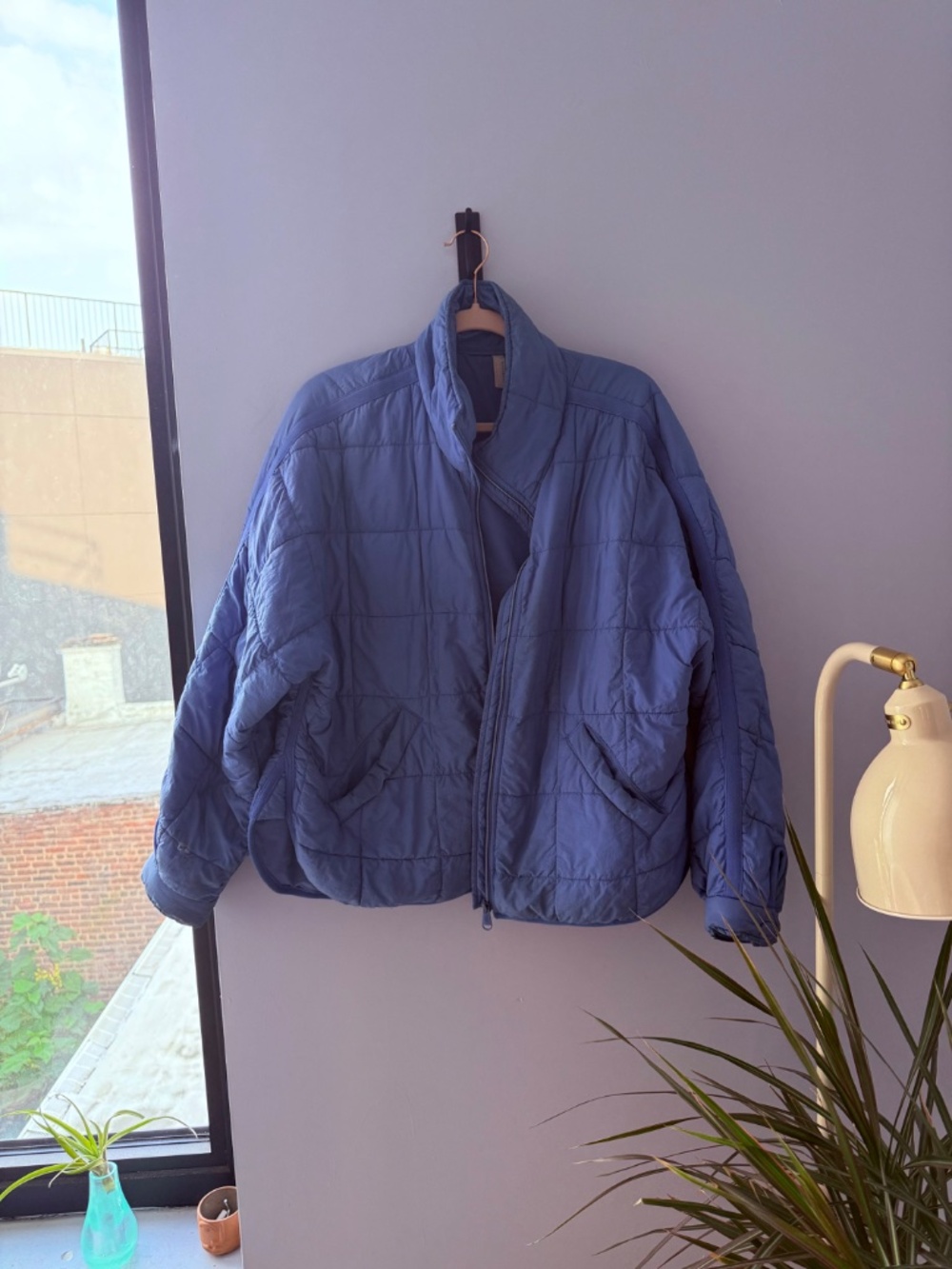 FP Movement Pippa Packable Puffer Jacket in Perwinkle/Blue, size M - Picture 2 of 4